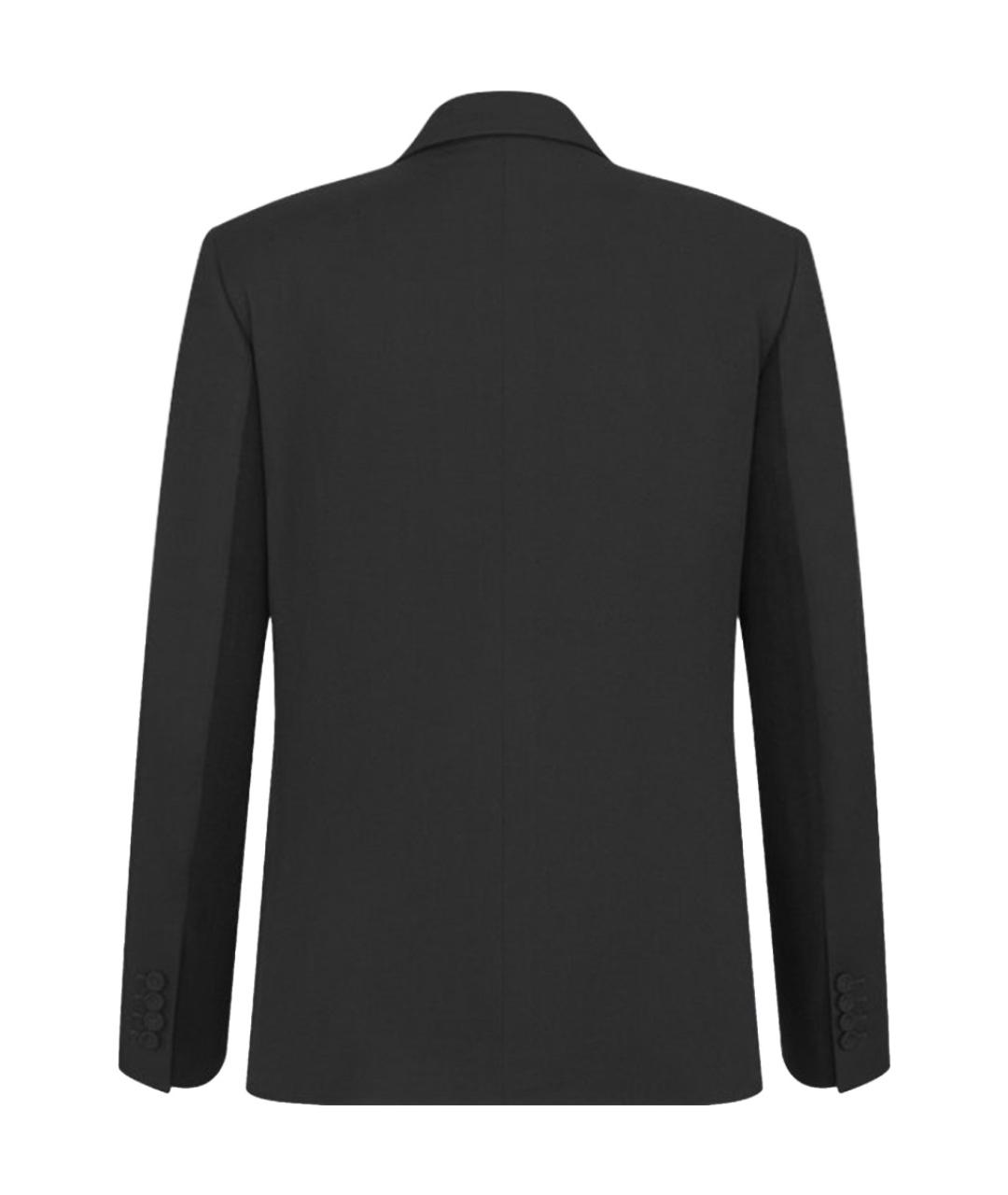 CHRISTIAN DIOR Черный шерстяной пиджак, фото 3