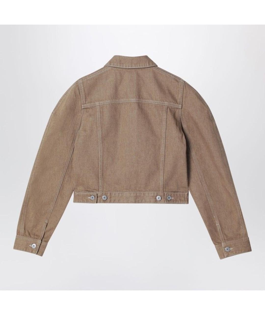 JACQUEMUS Коричневая хлопковая куртка, фото 2