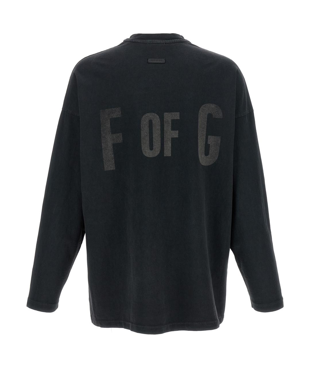 FEAR OF GOD Черный хлопковый джемпер / свитер, фото 2