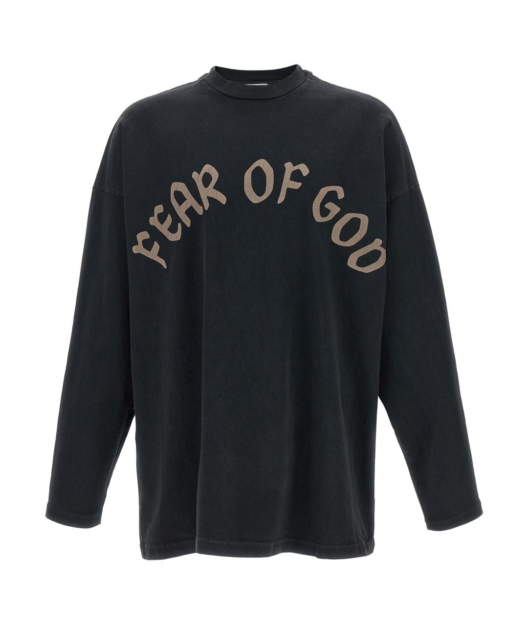 FEAR OF GOD Черный хлопковый джемпер / свитер, фото 1