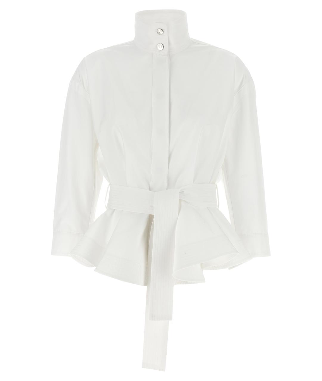 JACQUEMUS Белая хлопковая рубашка, фото 1