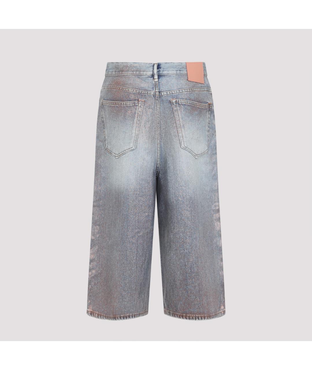 ACNE STUDIOS Серые деним шорты, фото 3