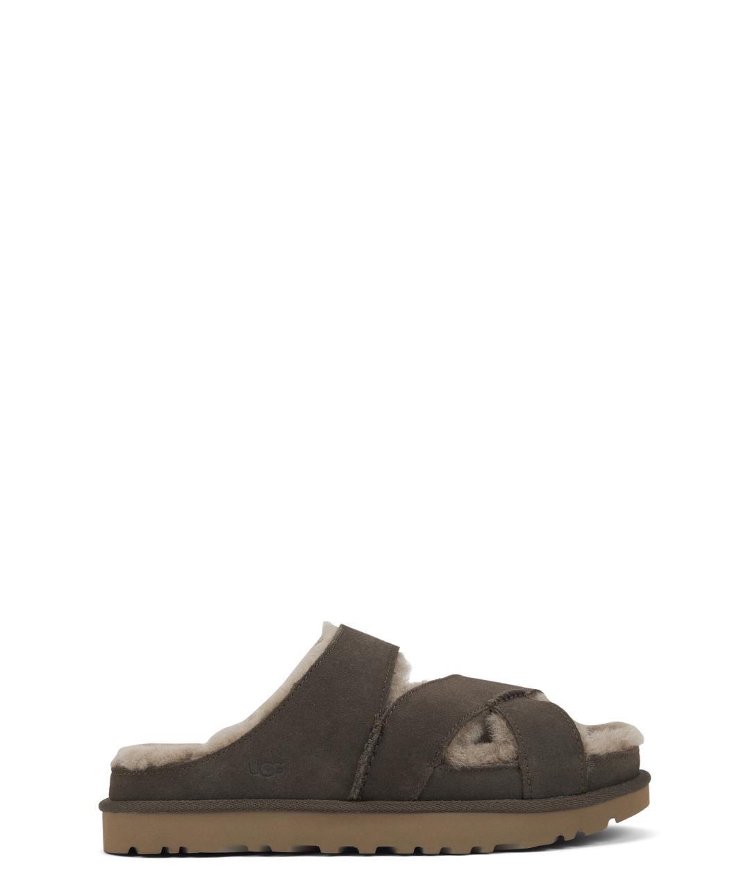 UGG AUSTRALIA Серые замшевые сандалии, фото 1
