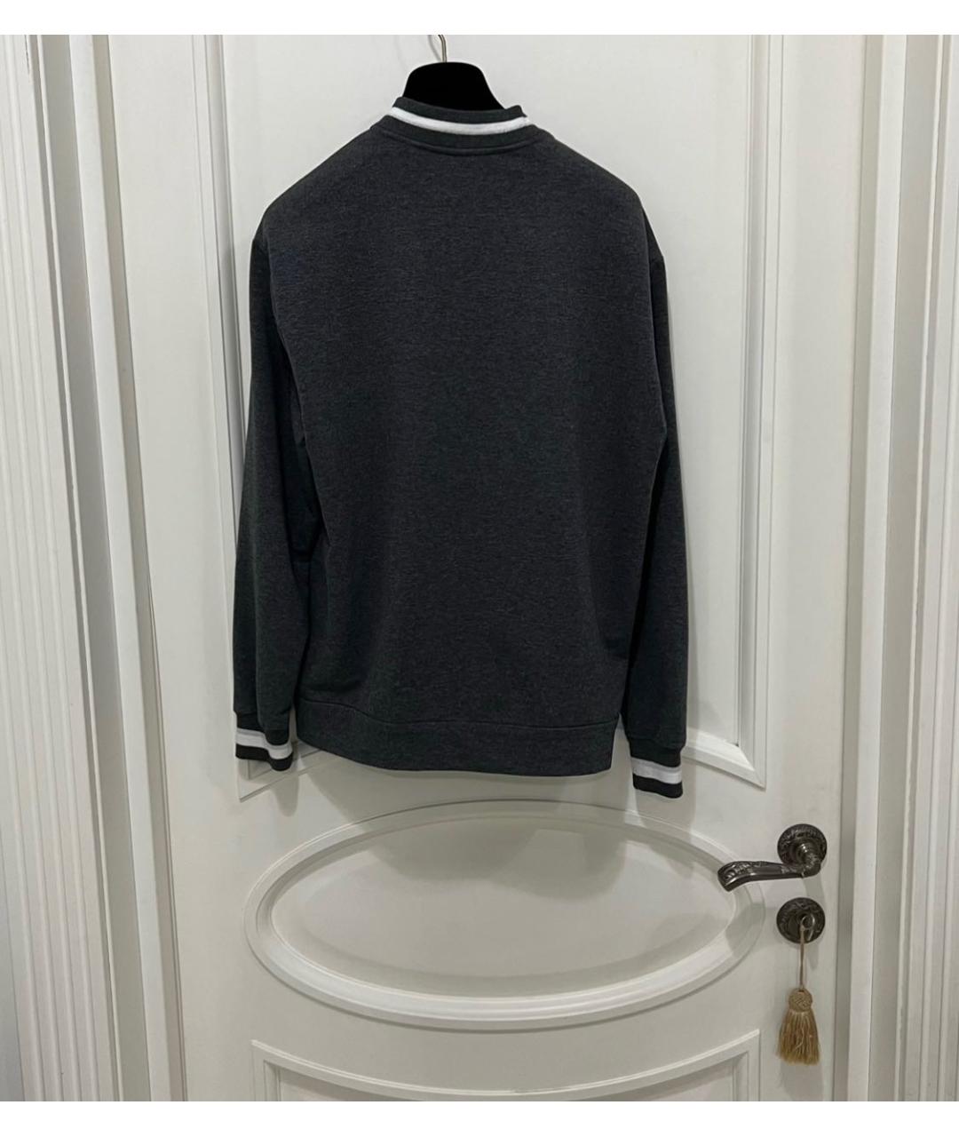 SANDRO Антрацитовый хлопковый спортивные костюмы, фото 4