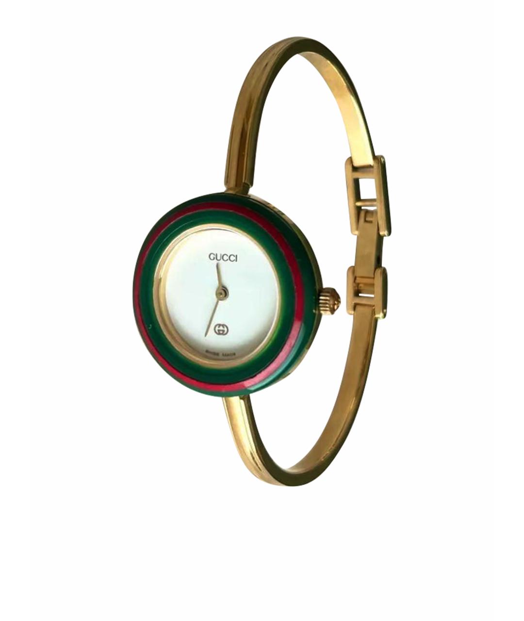 GUCCI Золотые позолоченные часы, фото 1