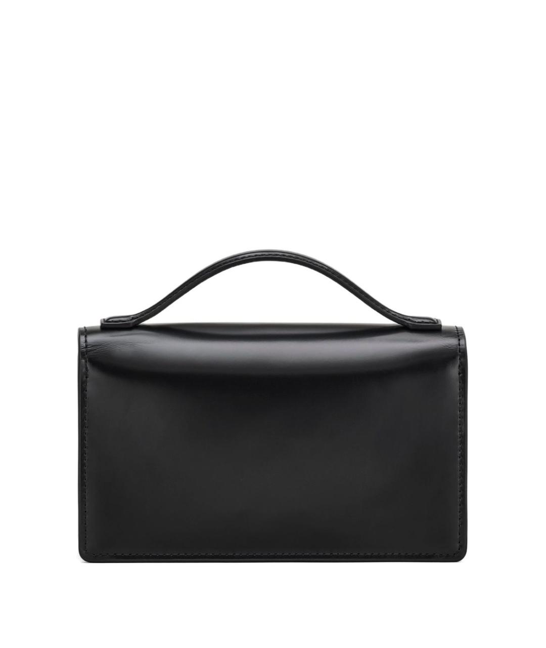 MARC JACOBS Черная кожаная сумка с короткими ручками, фото 2