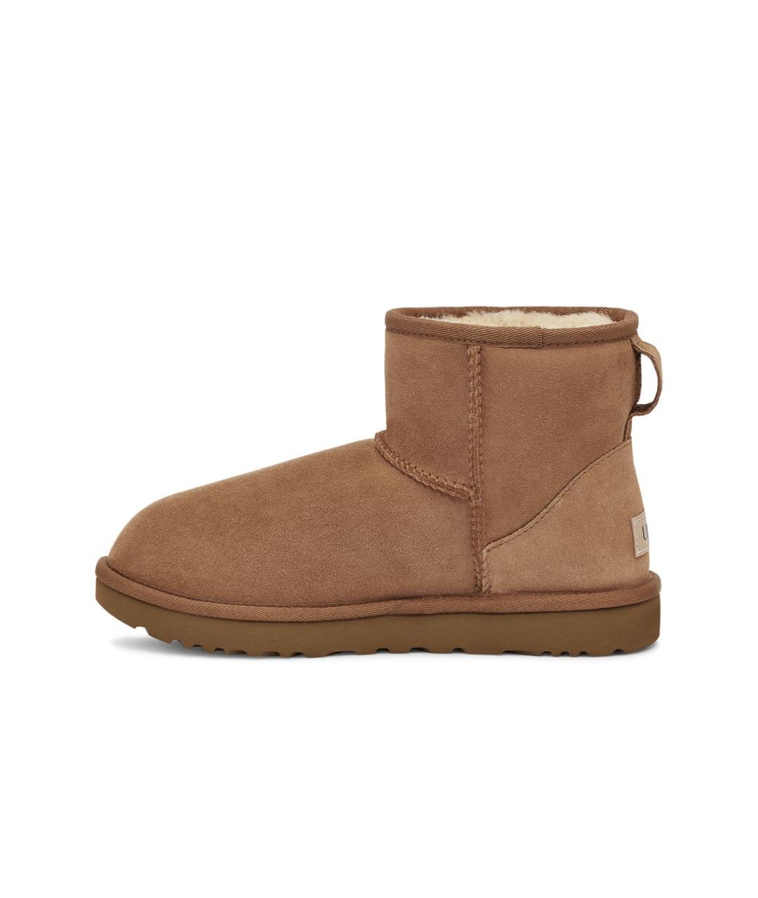 UGG AUSTRALIA Коричневые замшевые ботинки, фото 2