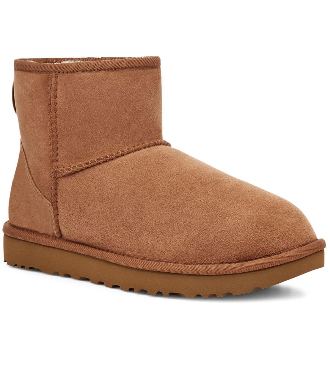 UGG AUSTRALIA Коричневые замшевые ботинки, фото 3