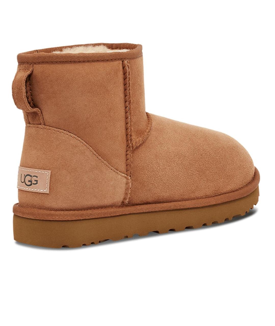 UGG AUSTRALIA Коричневые замшевые ботинки, фото 4