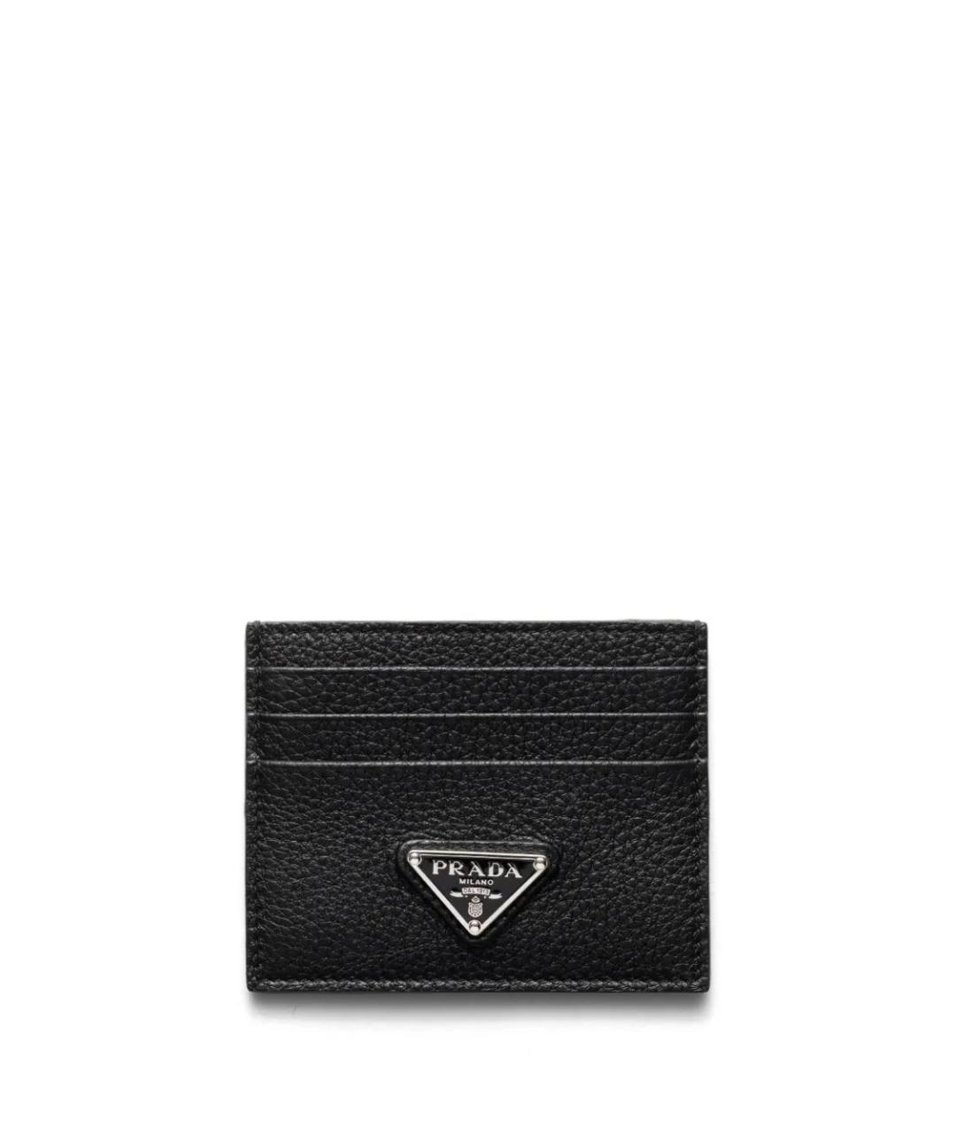 PRADA Черный кожаный кардхолдер, фото 5
