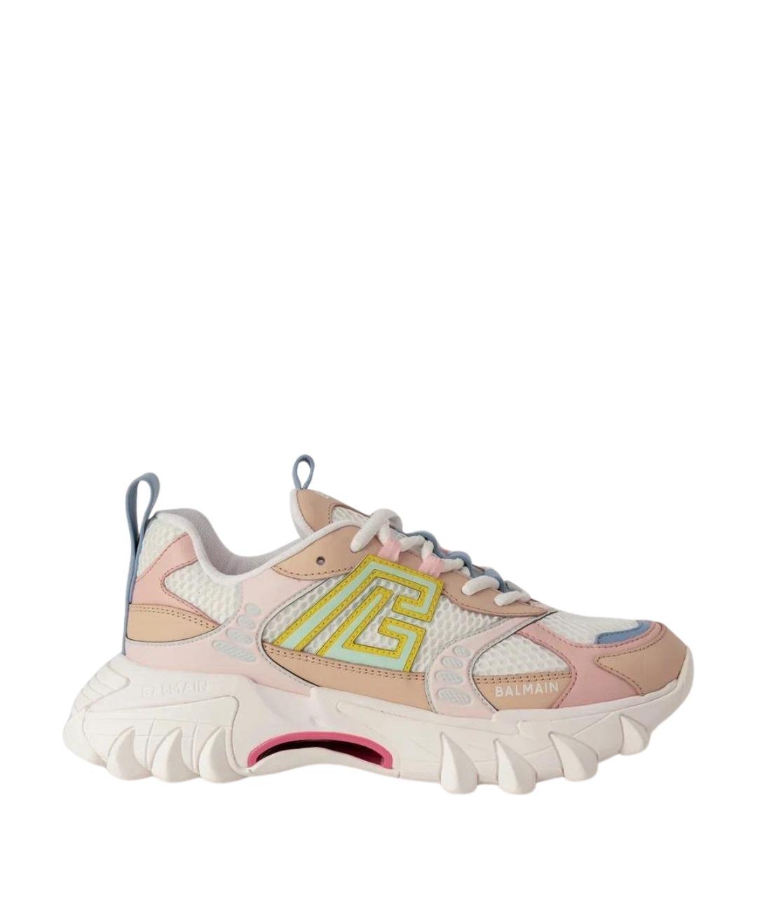 BALMAIN Мульти кожаные кроссовки, фото 1