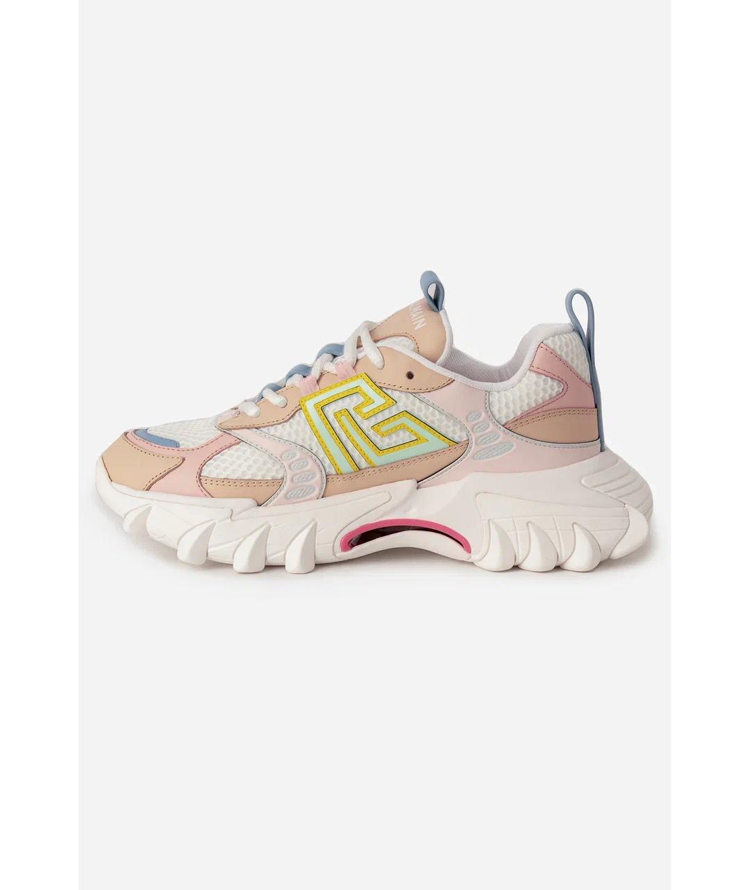 BALMAIN Мульти кожаные кроссовки, фото 4