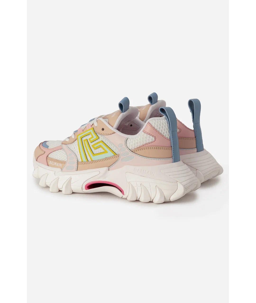 BALMAIN Мульти кожаные кроссовки, фото 5