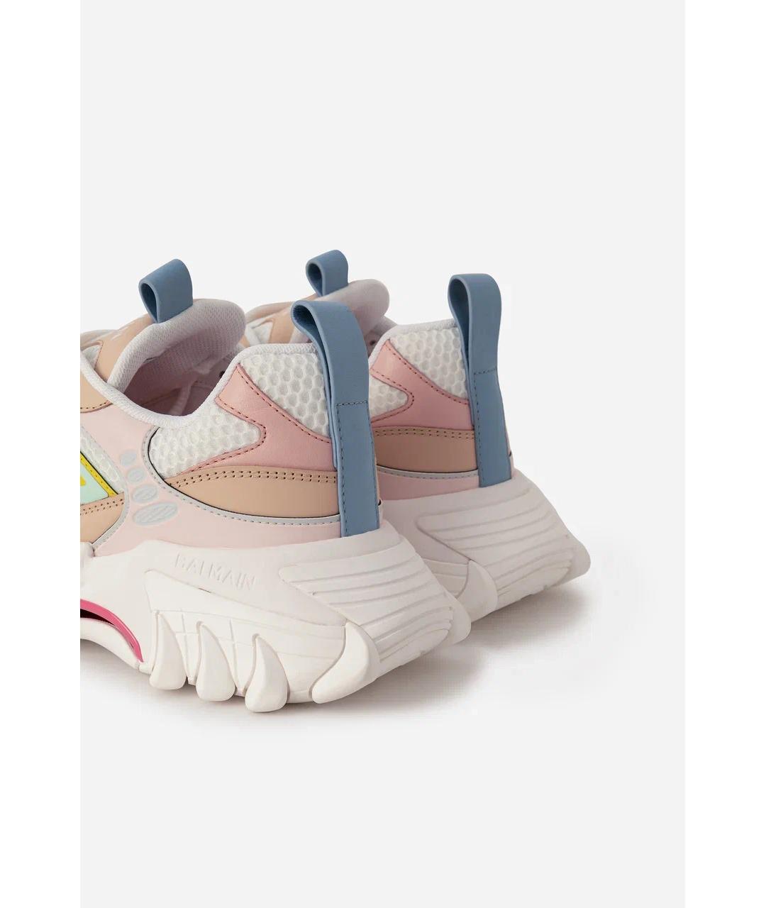 BALMAIN Мульти кожаные кроссовки, фото 6