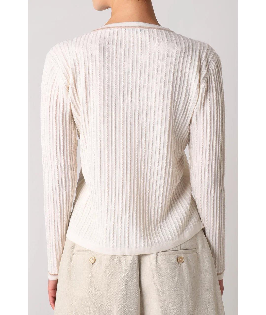 KITON Белый кашемировый джемпер / свитер, фото 5