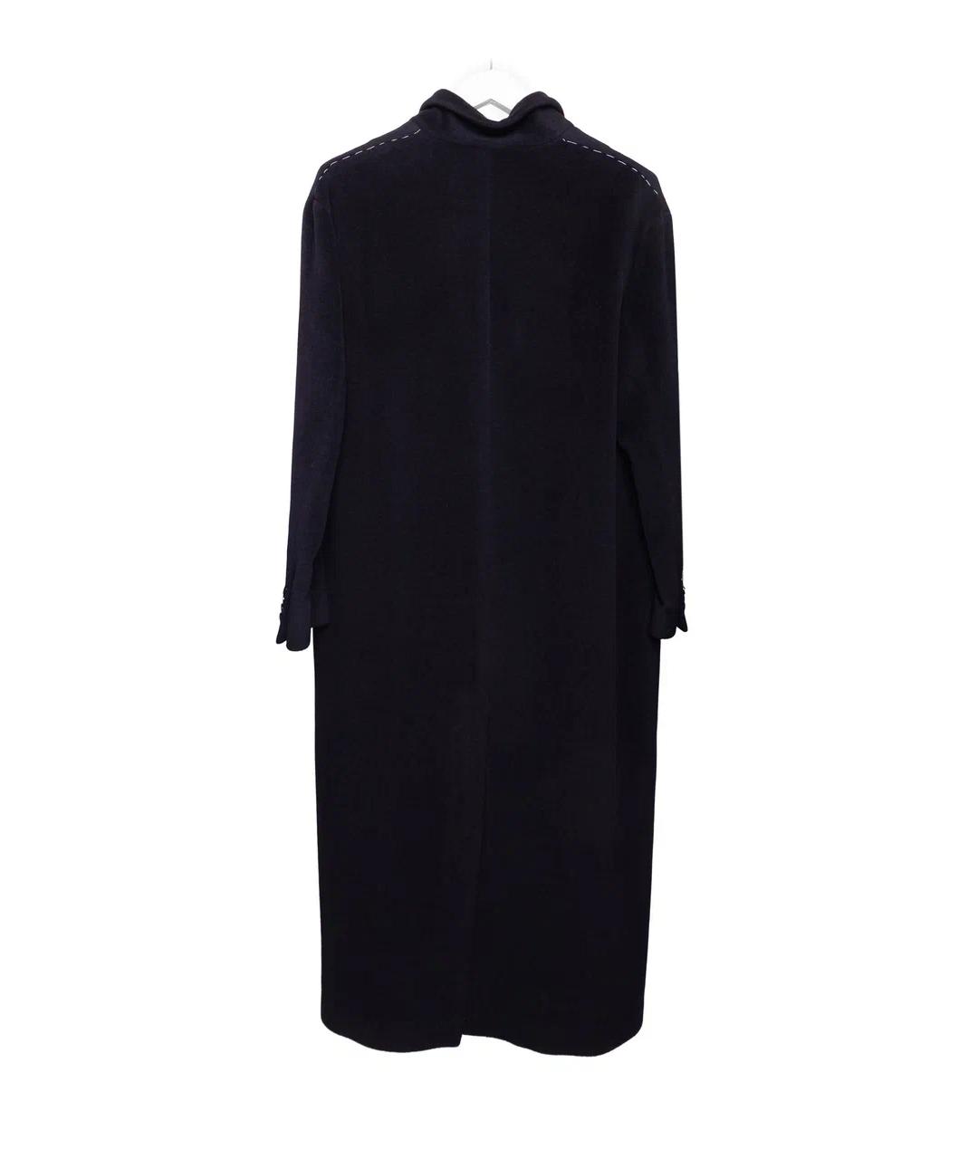 KITON Темно-синее шерстяное пальто, фото 2