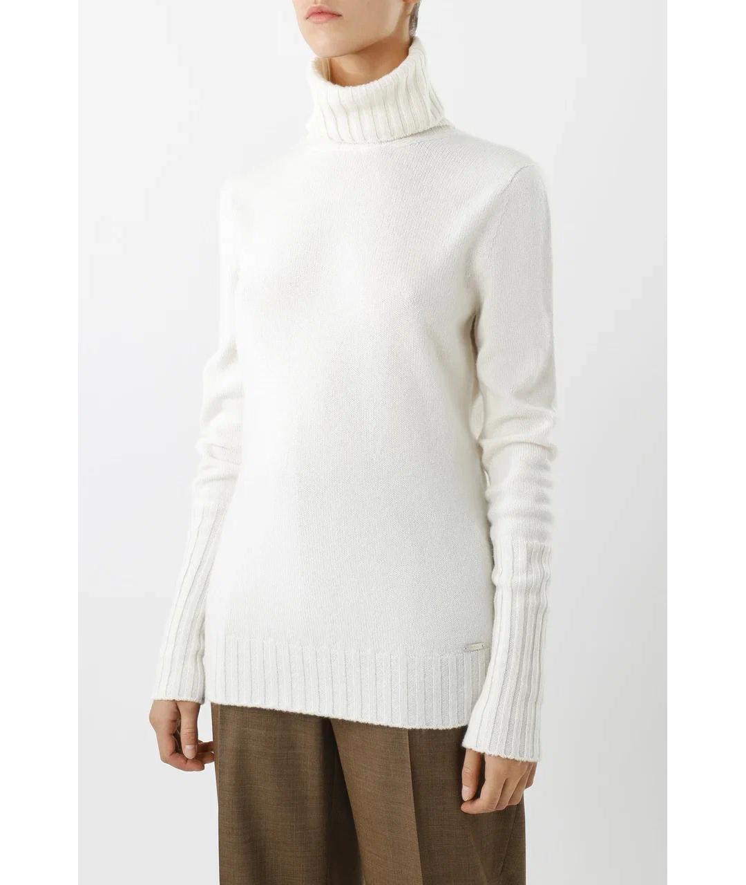 KITON Белый кашемировый джемпер / свитер, фото 2