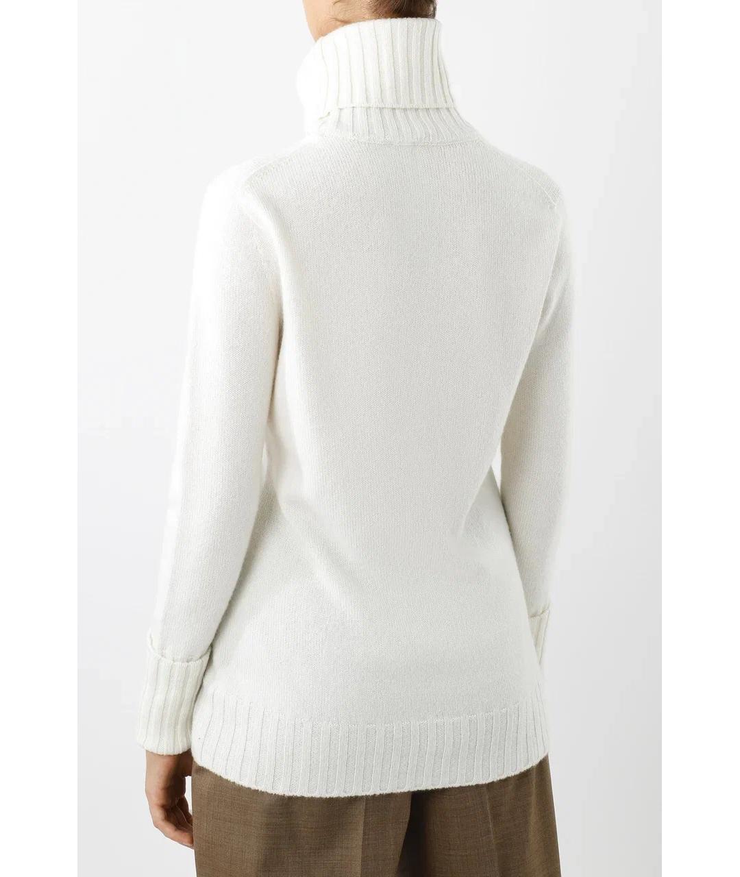 KITON Белый кашемировый джемпер / свитер, фото 3