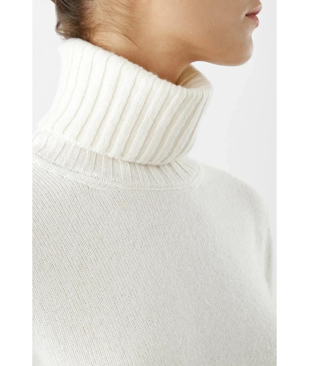 KITON Белый кашемировый джемпер / свитер, фото 4