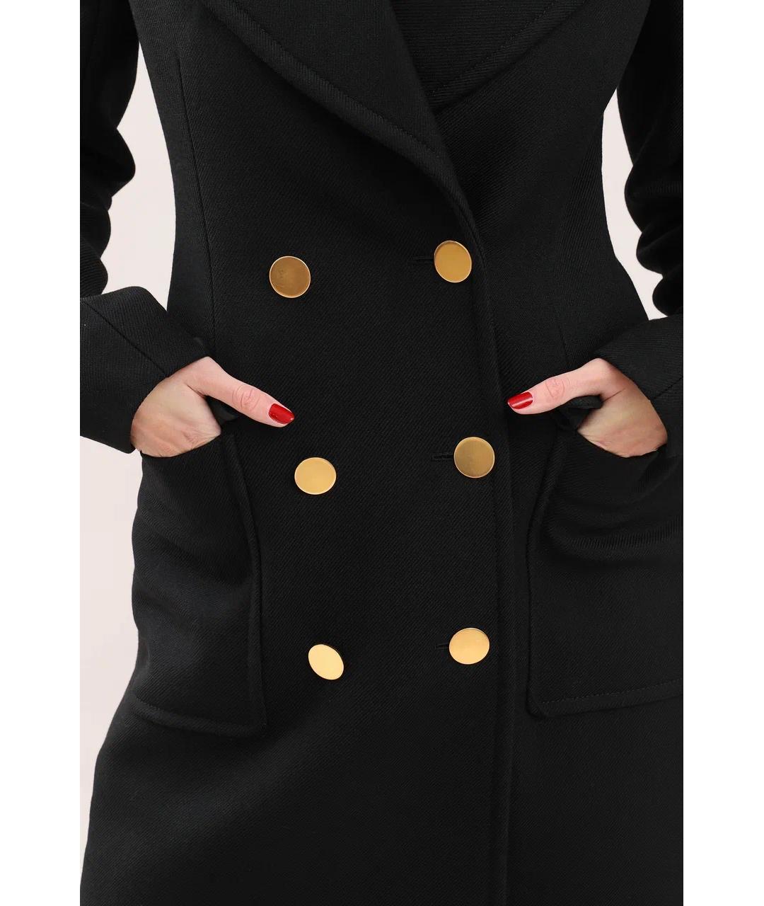 TOM FORD Черное шерстяное пальто, фото 4