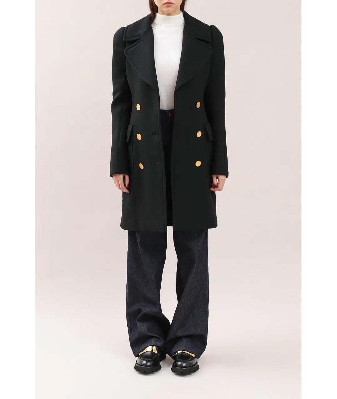 TOM FORD Черное шерстяное пальто, фото 2