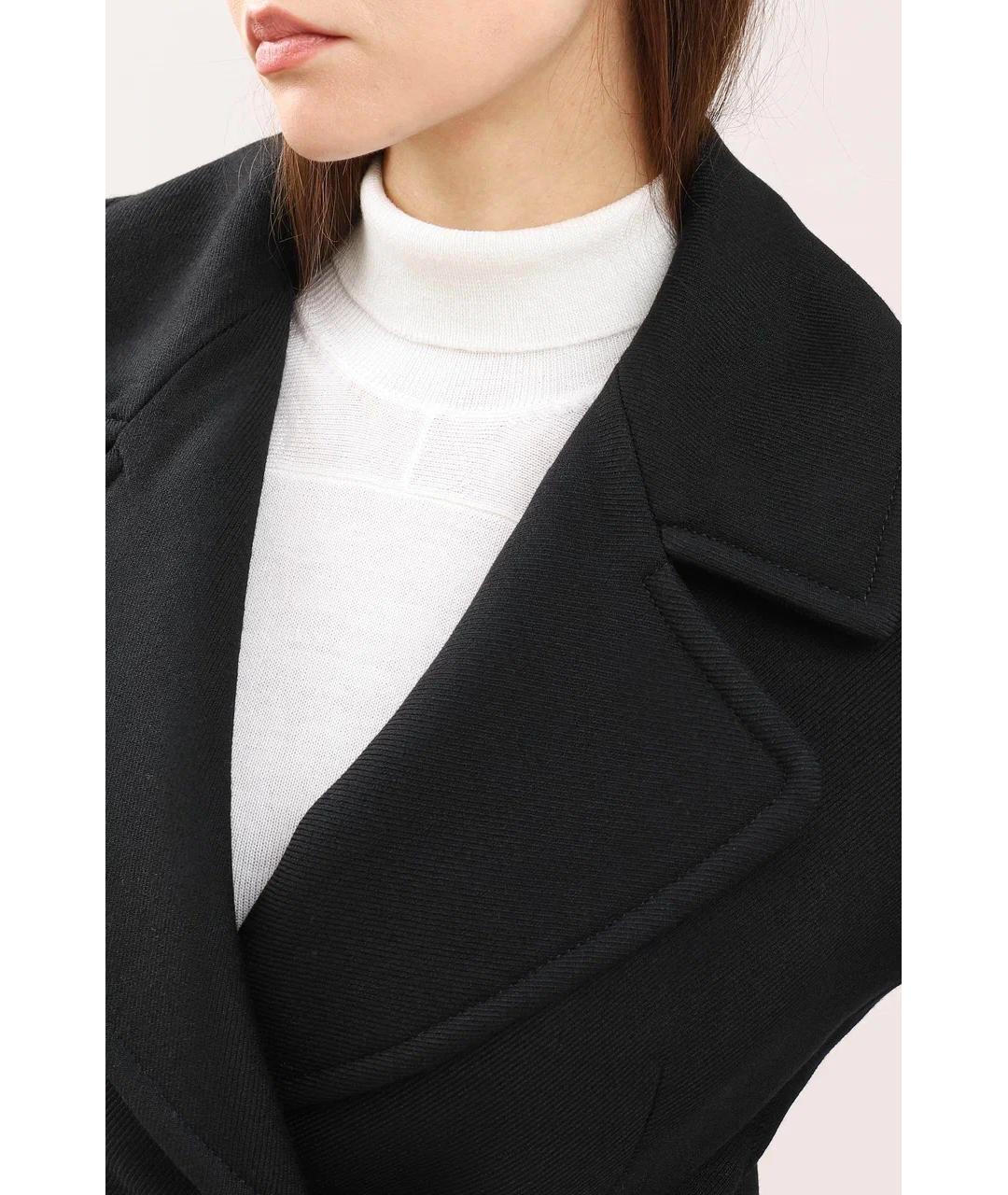 TOM FORD Черное шерстяное пальто, фото 5