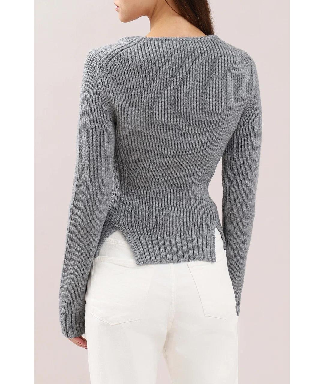 TOM FORD Серый шерстяной джемпер / свитер, фото 4