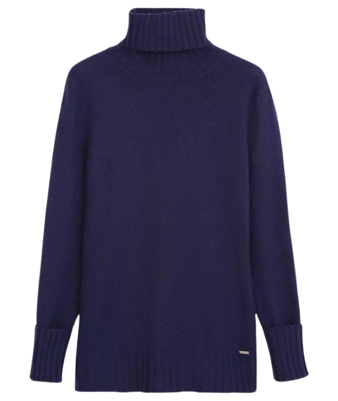 KITON Темно-синий кашемировый джемпер / свитер, фото 1
