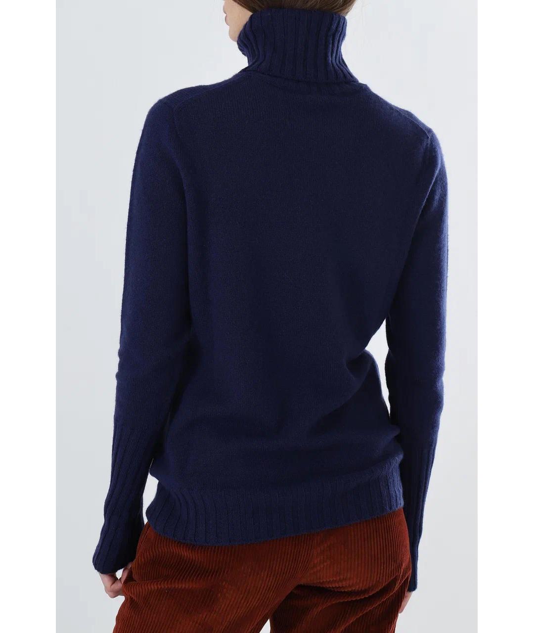 KITON Темно-синий кашемировый джемпер / свитер, фото 3