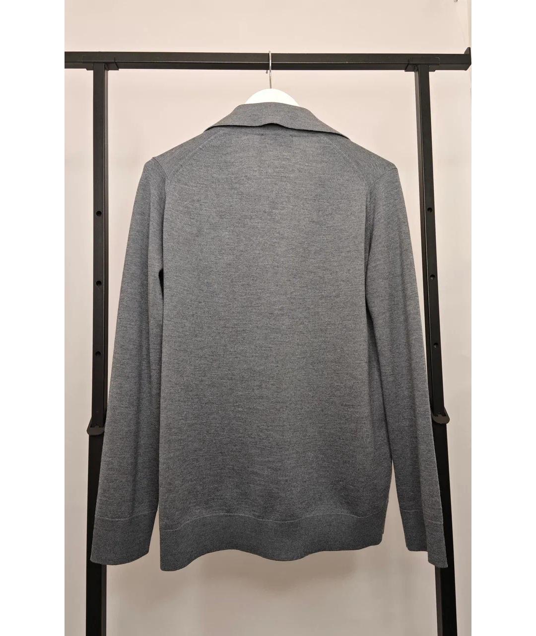 GUCCI Серый шерстяной джемпер / свитер, фото 8