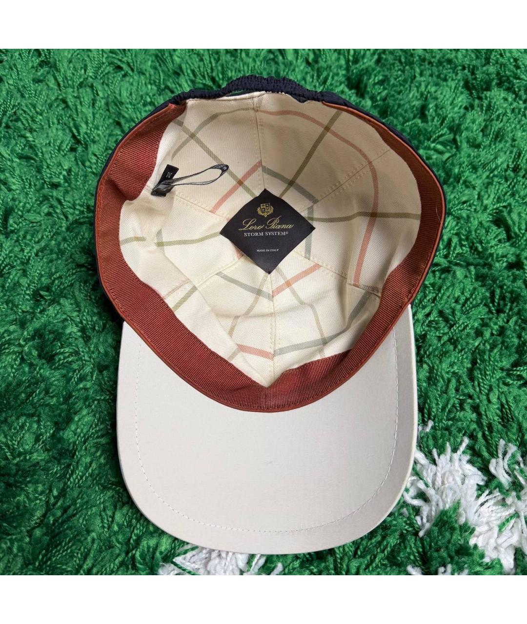 LORO PIANA Темно-синяя кепка/бейсболка, фото 3