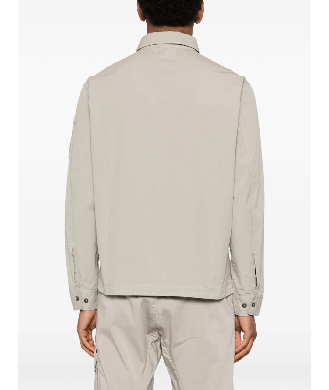 CP COMPANY Серая хлопковая куртка, фото 3