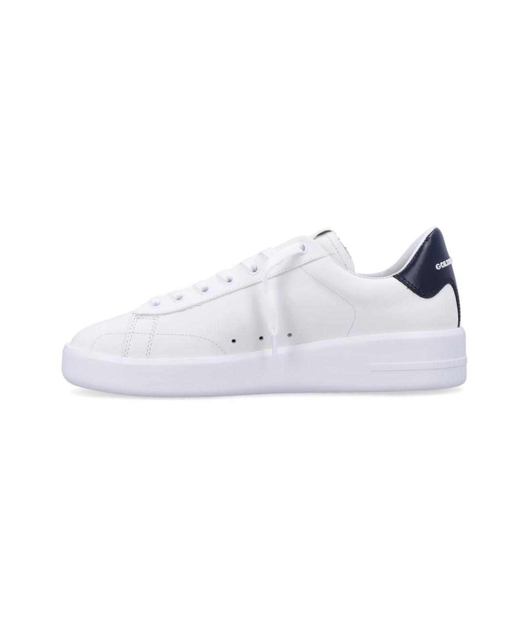 GOLDEN GOOSE DELUXE BRAND Белые кожаные низкие кроссовки / кеды, фото 3