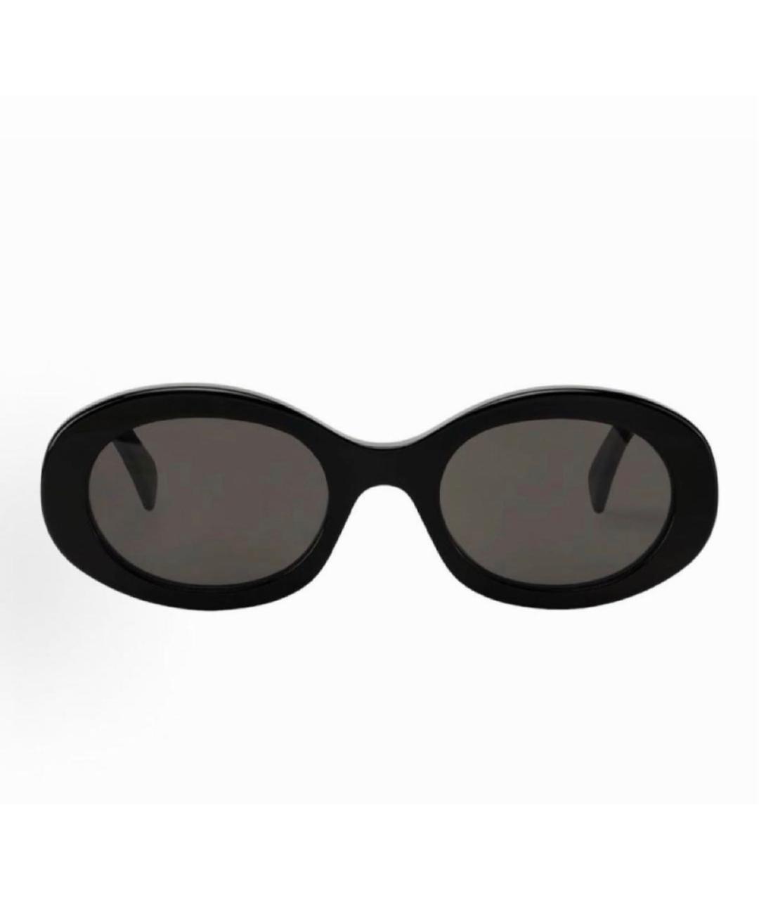 CELINE Черные пластиковые солнцезащитные очки, фото 3
