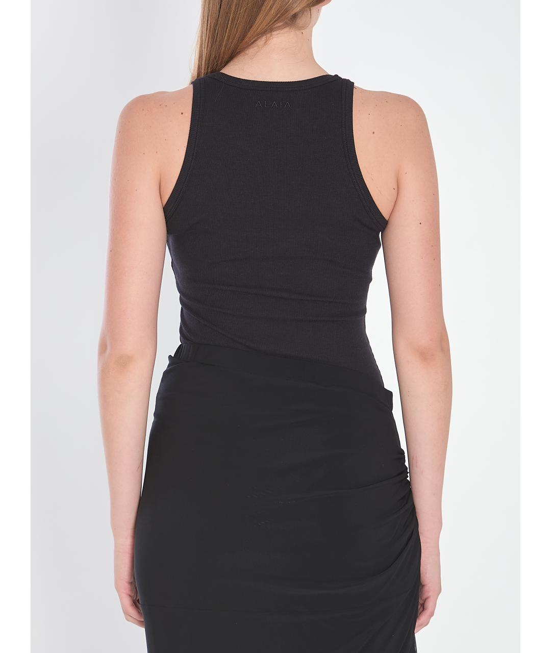 ALAIA Черное хлопковое боди, фото 4