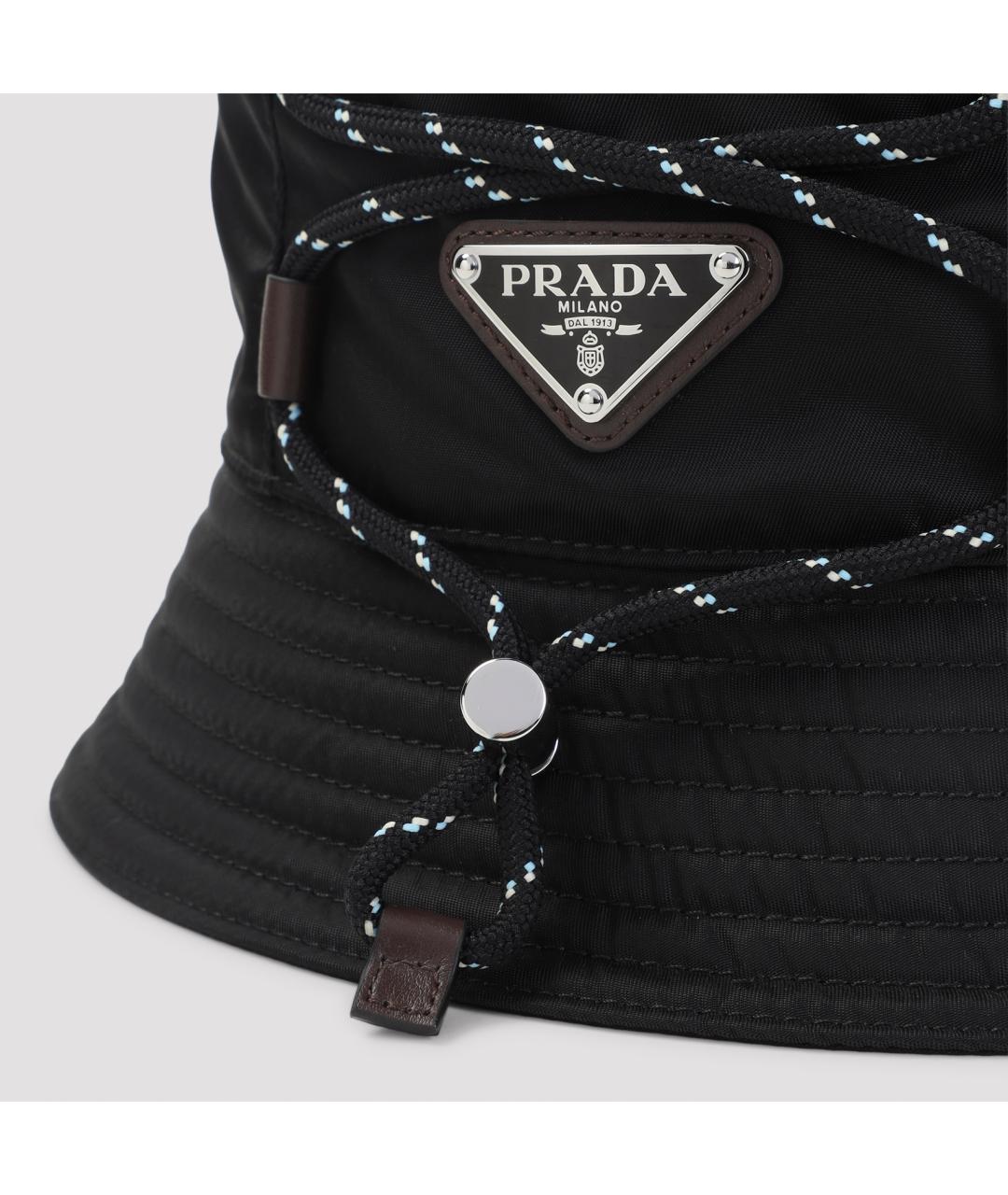 PRADA Черная шляпа, фото 4