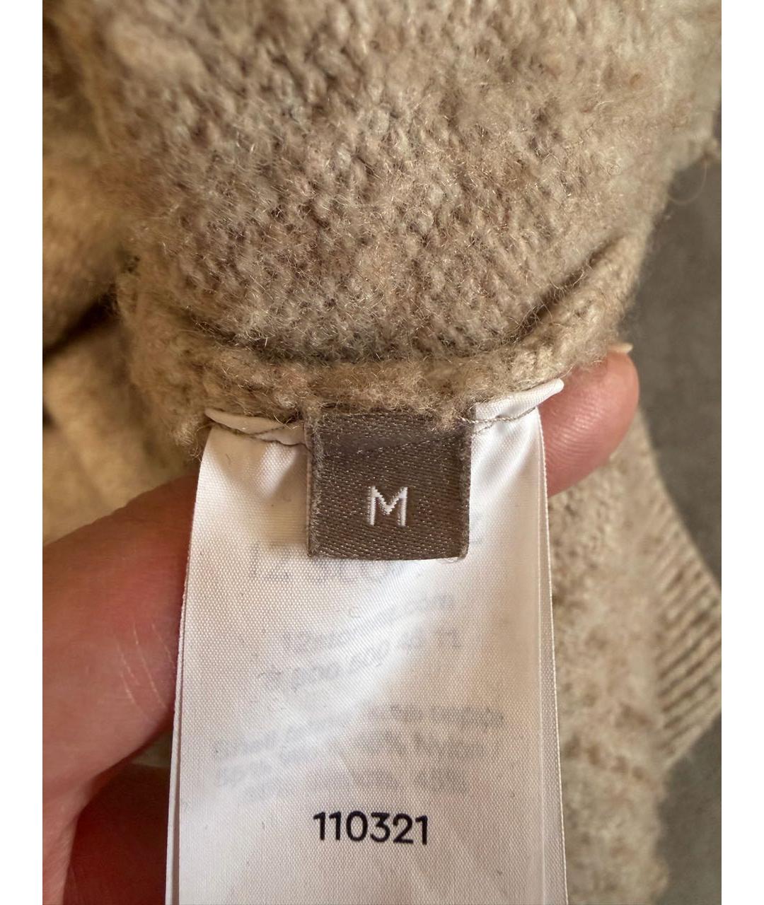 12 STOREEZ Бежевый шерстяной джемпер / свитер, фото 3