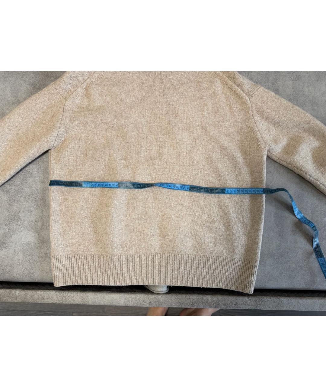 12 STOREEZ Бежевый шерстяной джемпер / свитер, фото 5