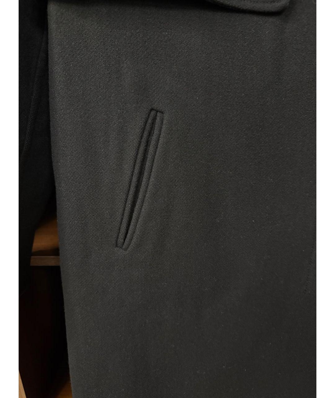 JACQUEMUS Черное шерстяное пальто, фото 6