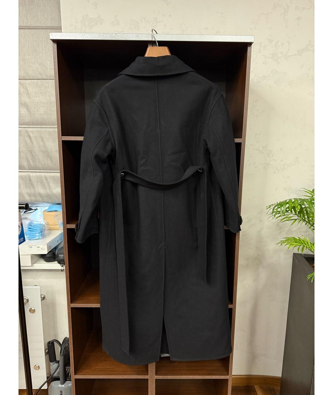 JACQUEMUS Черное шерстяное пальто, фото 2