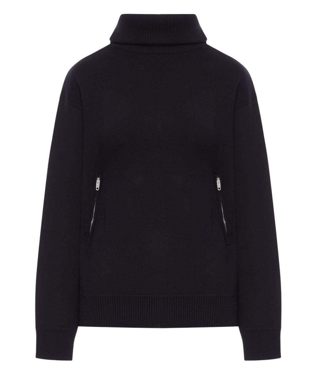 BALENCIAGA Черный хлопковый джемпер / свитер, фото 1