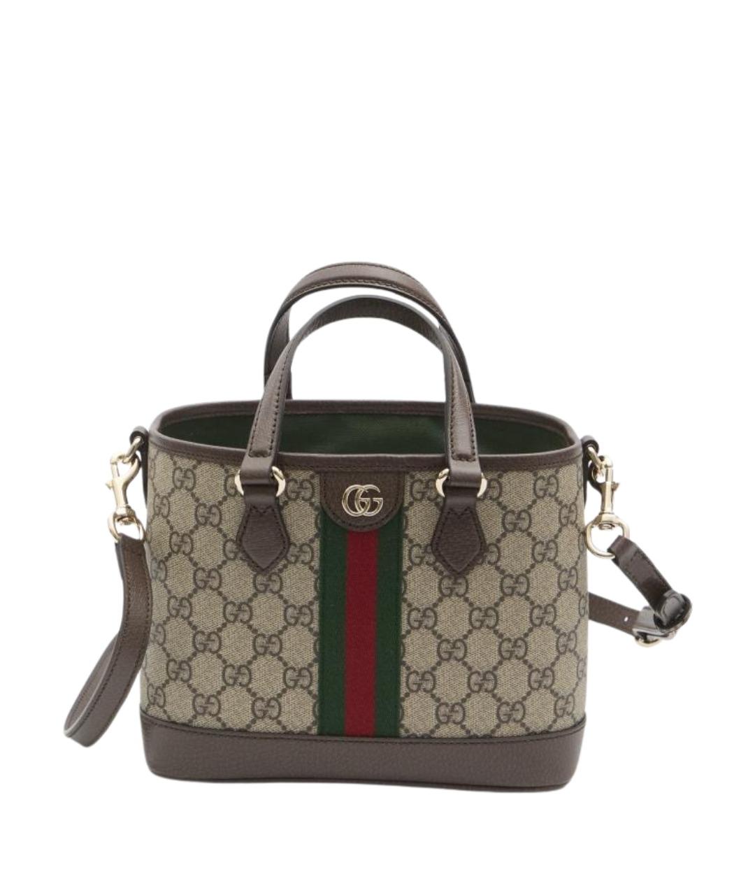 GUCCI Бежевая сумка тоут, фото 1