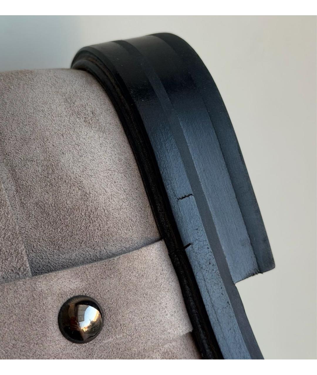 CASADEI Бежевые замшевые полусапоги, фото 6