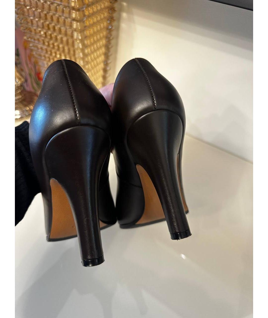 THE ROW Коричневые кожаные туфли, фото 3