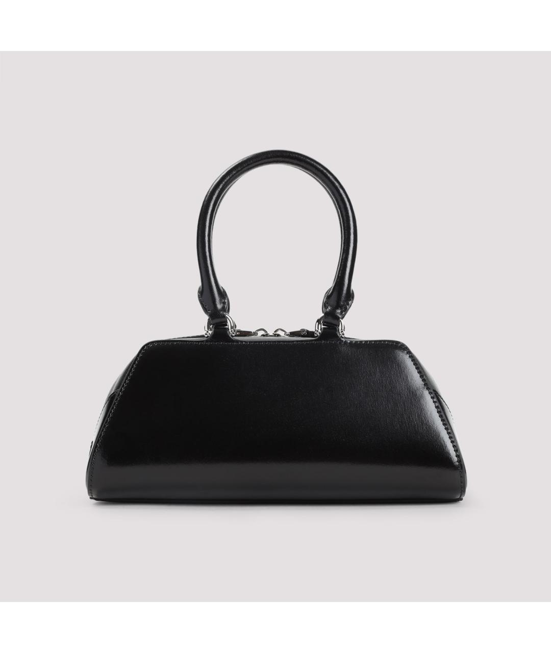 GIVENCHY Черная кожаная сумка с короткими ручками, фото 4