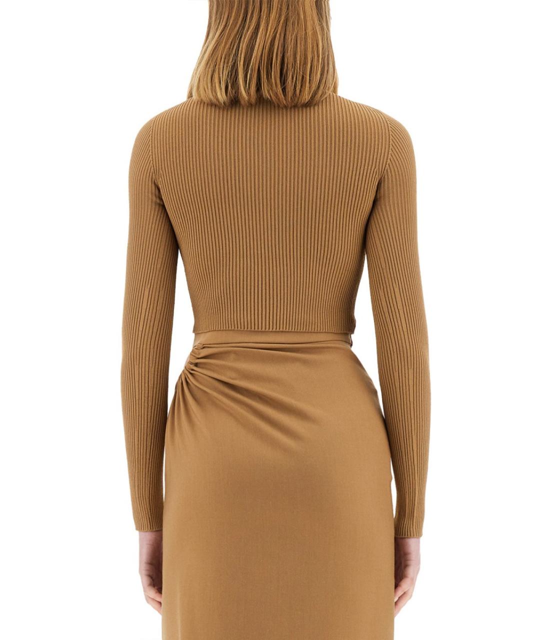 MAX MARA Бежевый вискозный джемпер / свитер, фото 3