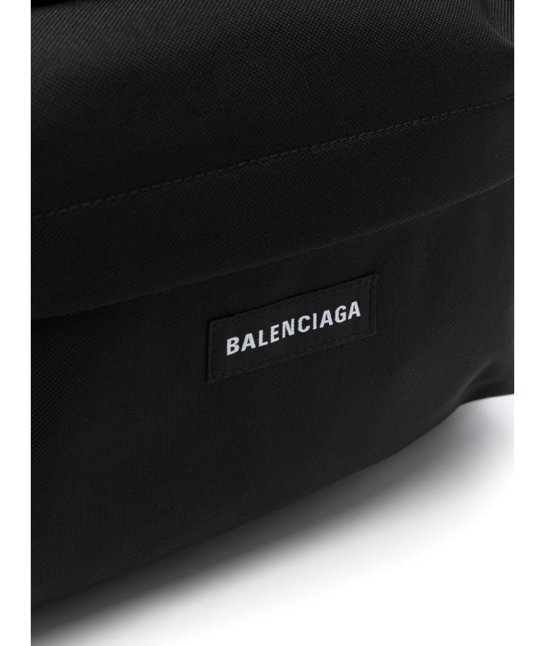 BALENCIAGA Черный тканевый рюкзак, фото 3