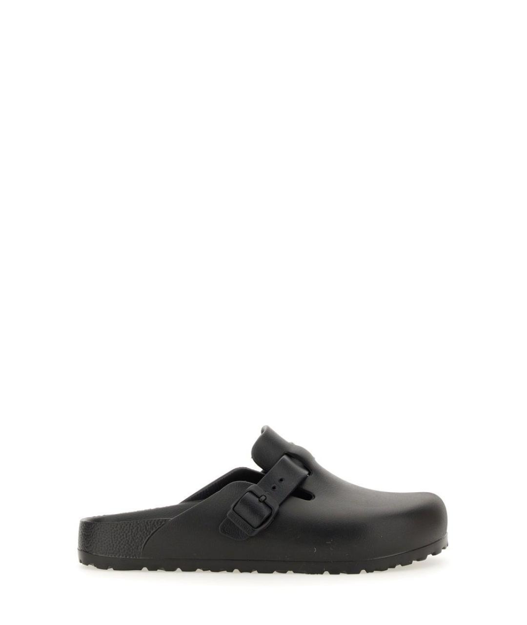 BIRKENSTOCK Черные синтетические сабо, фото 2