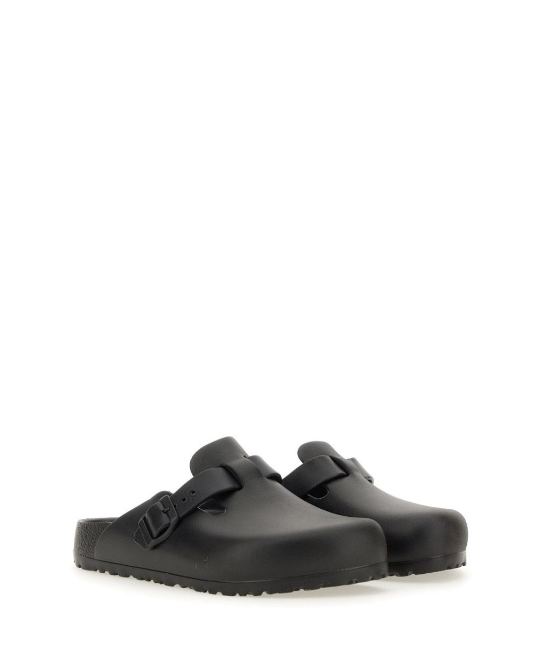 BIRKENSTOCK Черные синтетические сабо, фото 5