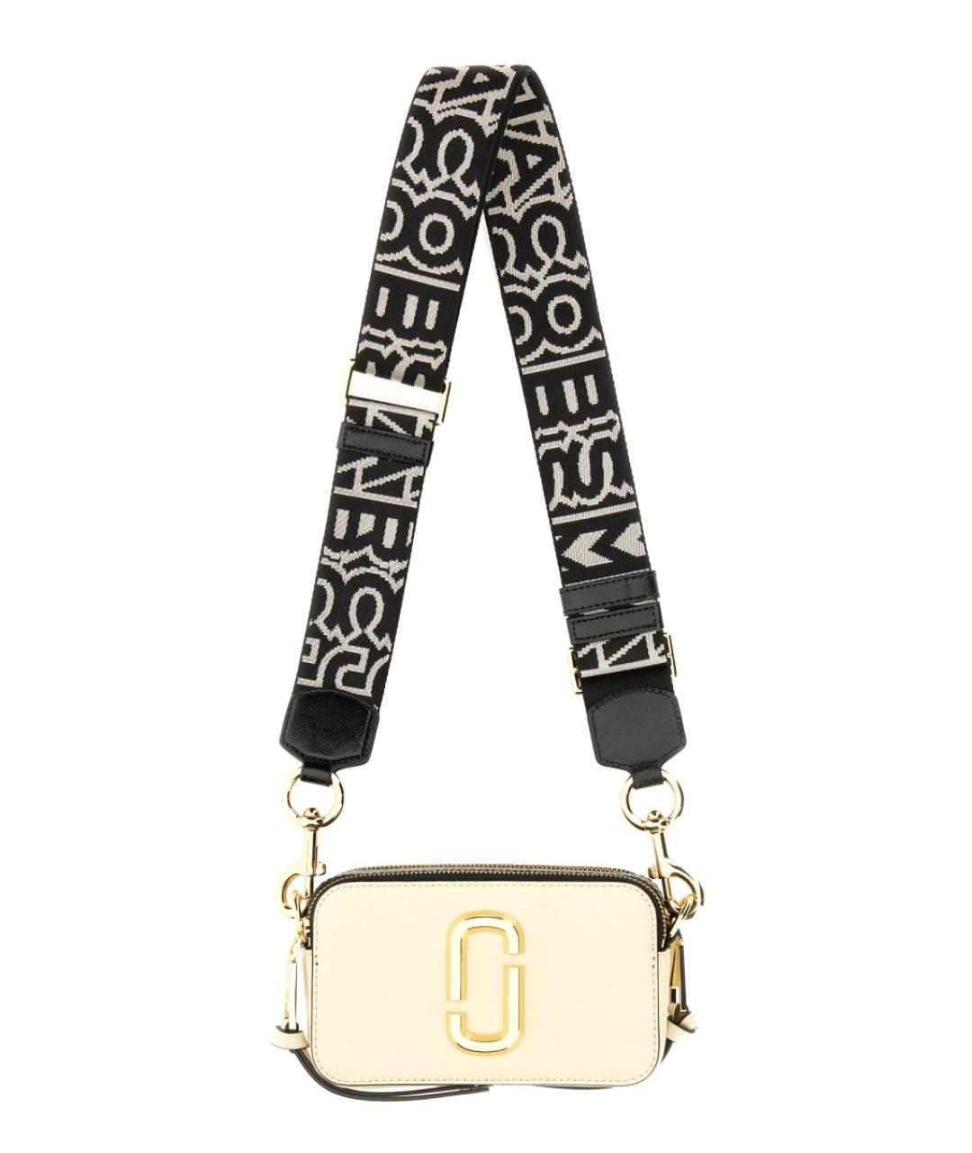 MARC JACOBS Белая кожаная сумка через плечо, фото 4